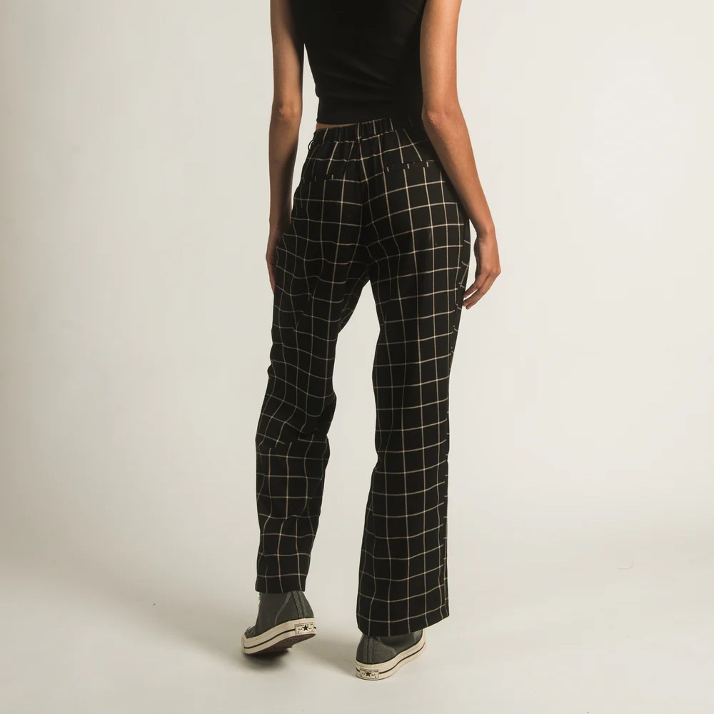 Harlow Black and White Checkered High Rise Women's Pants GUC size small